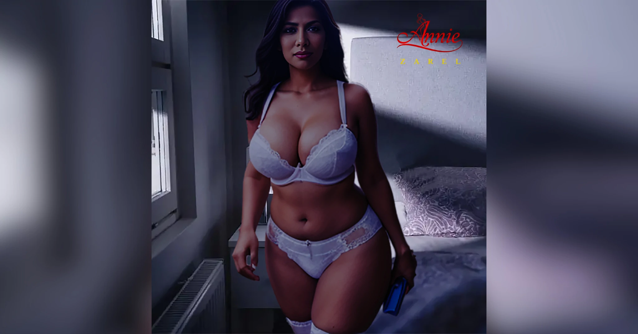 Revolcadas Nocturnas con mi Madre | Capítulo 1: Ana, en ropa interior, de pie, en el dormitorio de John.